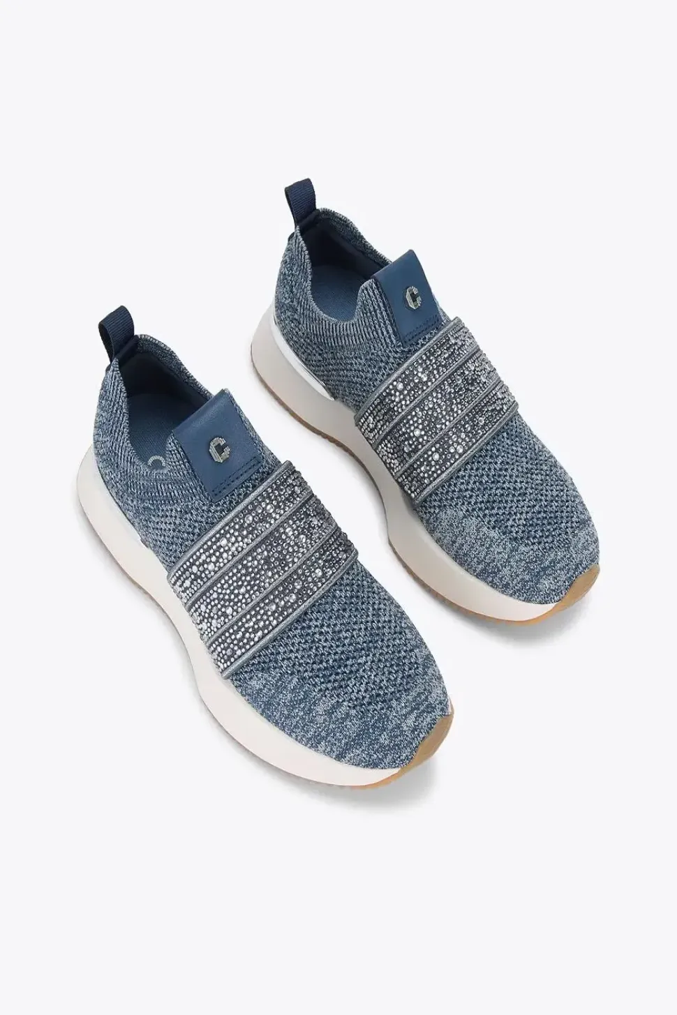 'Flare Sparkle' Fabric Trainers