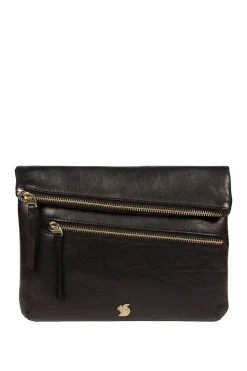 'Flare' Leather Clutch Bag