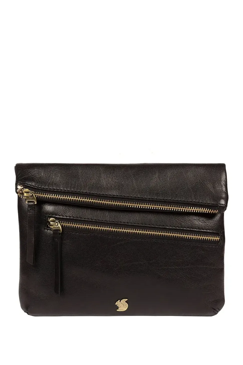 'Flare' Leather Clutch Bag