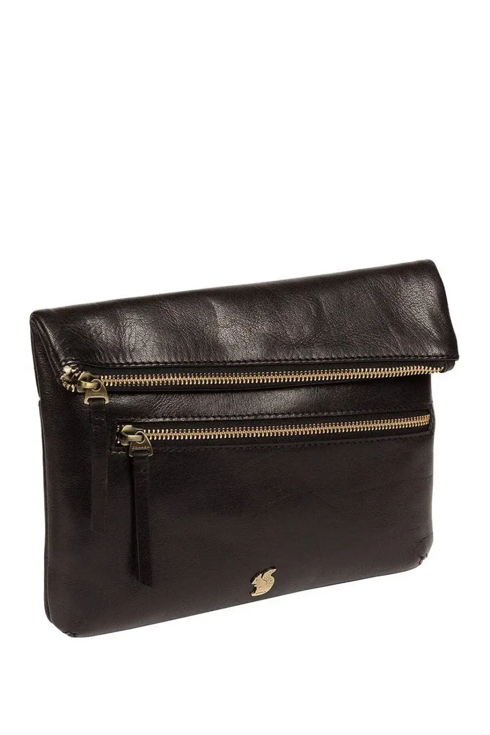 'Flare' Leather Clutch Bag