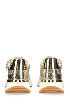 'Flare Zip' Leather Trainers