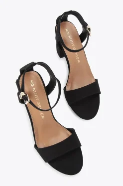 'Fleur2' Suedette Heels