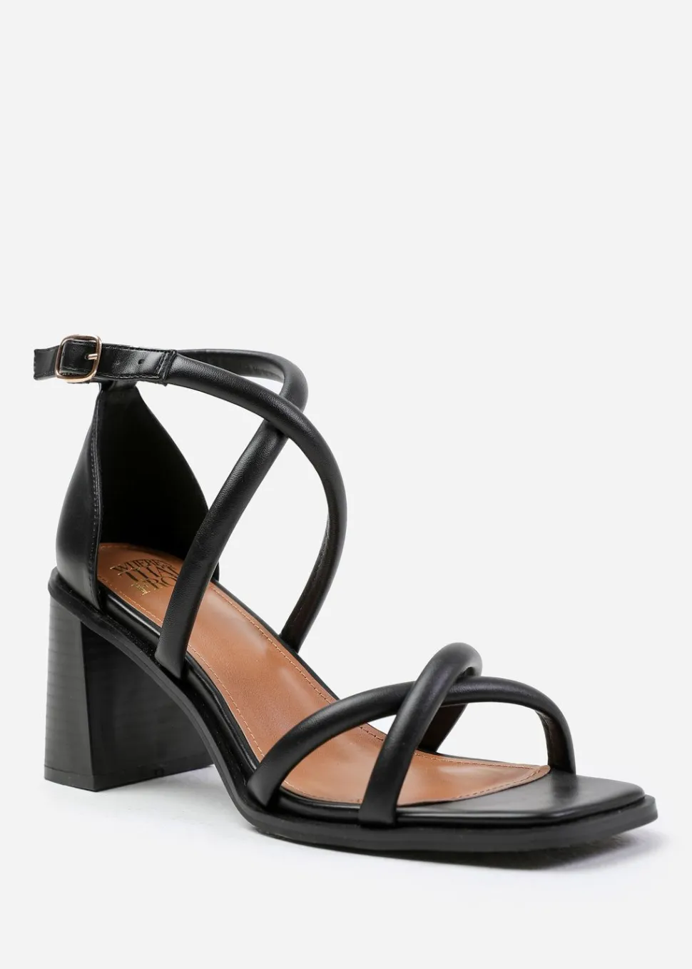 'Flordia' Wide Fit Cross Over Multi Strap Heels