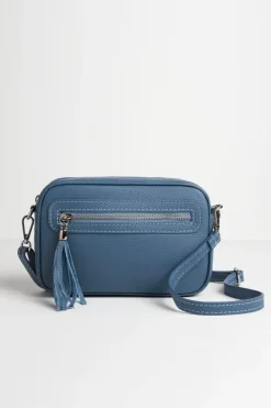 'Florence' Crossbody Bag with Leopard Print Strap