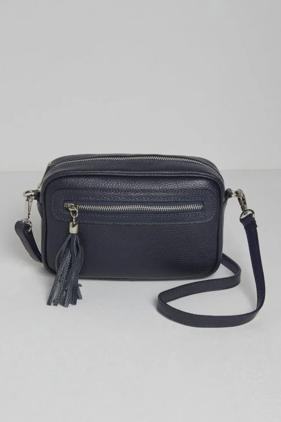 'Florence' Crossbody Bag with Leopard Strap