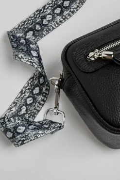 'Florence' Crossbody Bag with Snake Strap