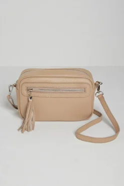 'Florence' Crossbody Bag with Stripe Strap