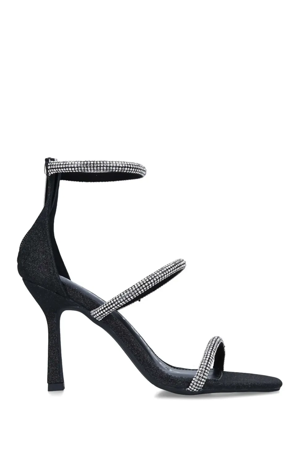 'Frances Sandal' Fabric Heels