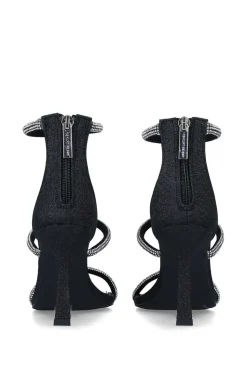 'Frances Sandal' Fabric Heels