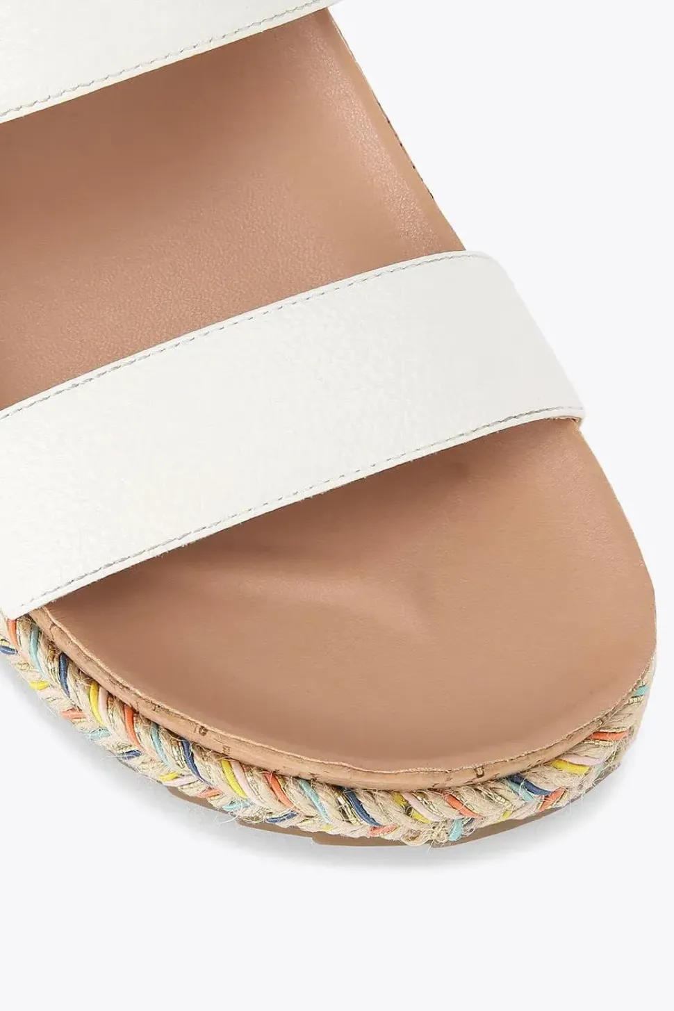 'Gala Flatform' Leather Sandals