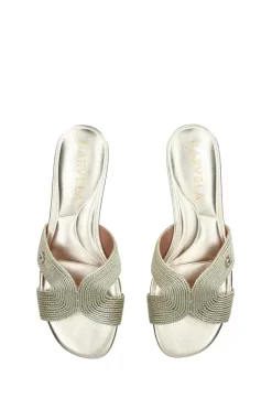 'Gala Mule' Fabric Flats