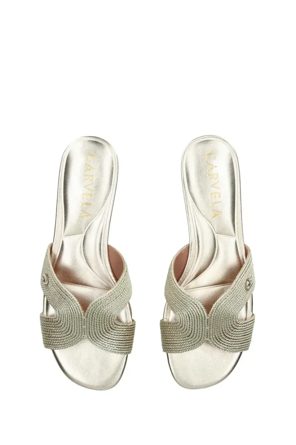 'Gala Mule' Fabric Flats