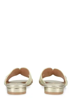 'Gala Mule' Fabric Flats