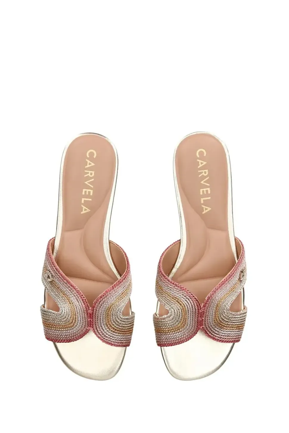 'Gala Mule' Fabric Flats