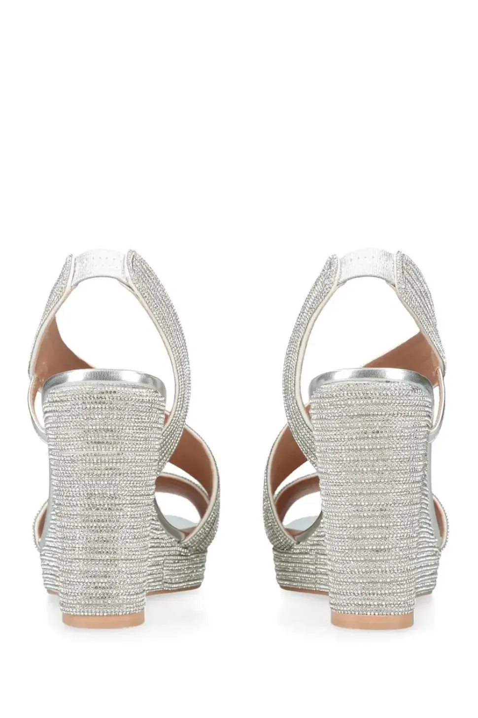 'Gala Wedge Jewel 110' Fabric Heels