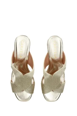 'Gala Wedge Mule 70' Fabric Heels