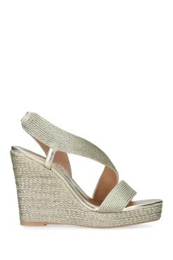 'Gala Wedge' Fabric Heels