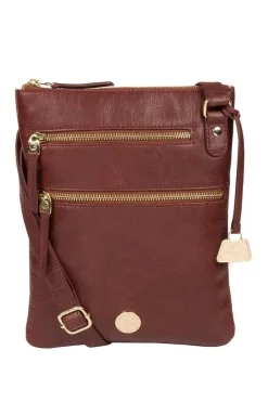 'Gardenia' Leather Cross Body Bag