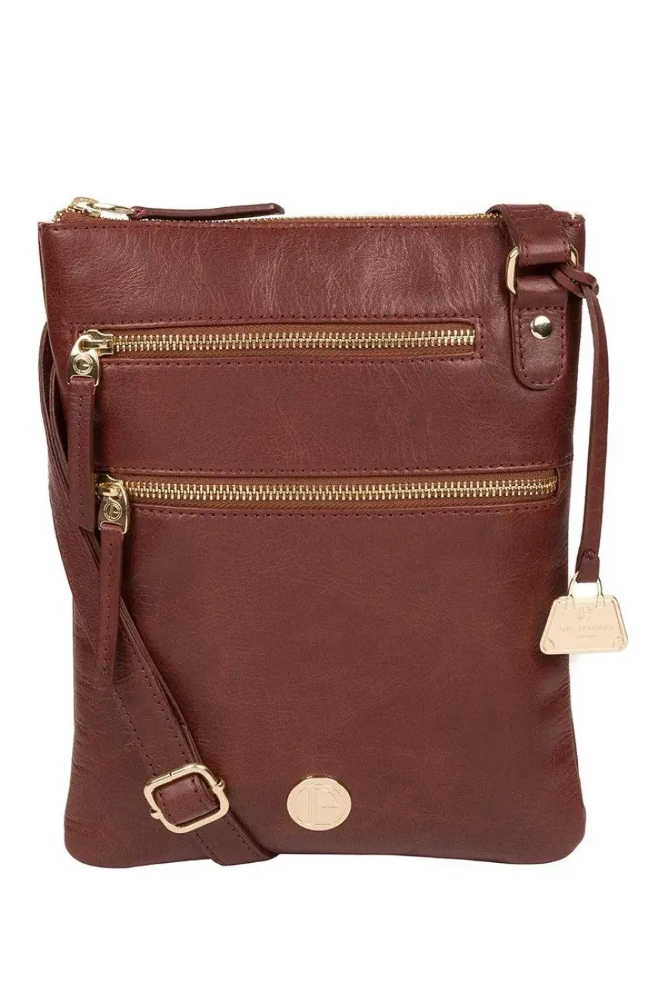 'Gardenia' Leather Cross Body Bag