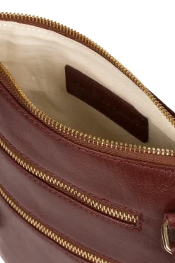 'Gardenia' Leather Cross Body Bag