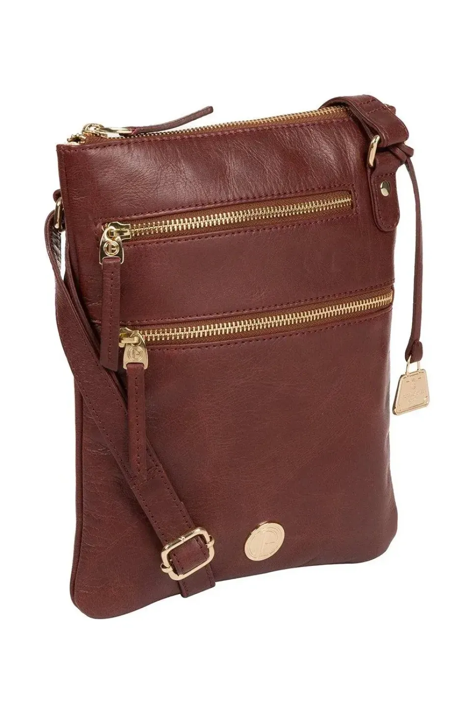 'Gardenia' Leather Cross Body Bag