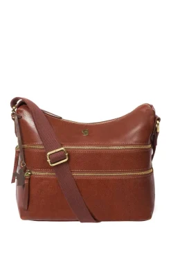 'Georgia' Leather Shoulder Bag