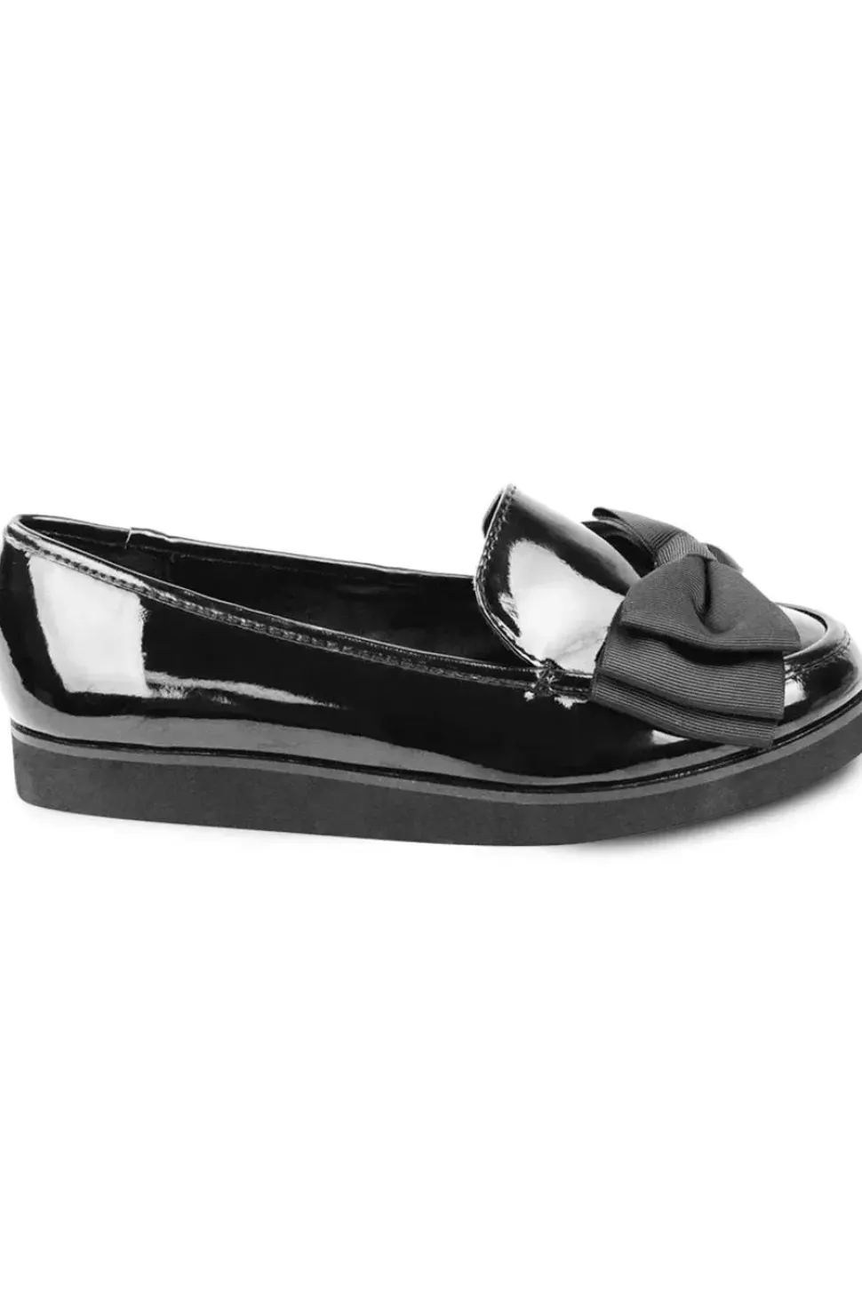 'Giselle' Extra Wide Fit Flat Ballet Slider With Bow