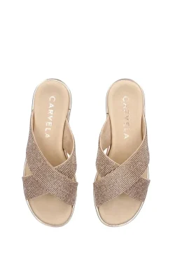 'Glamour' Fabric Sandals