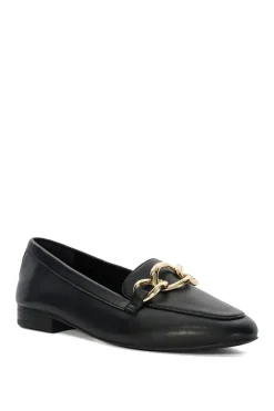 'Gloria' Leather Loafers