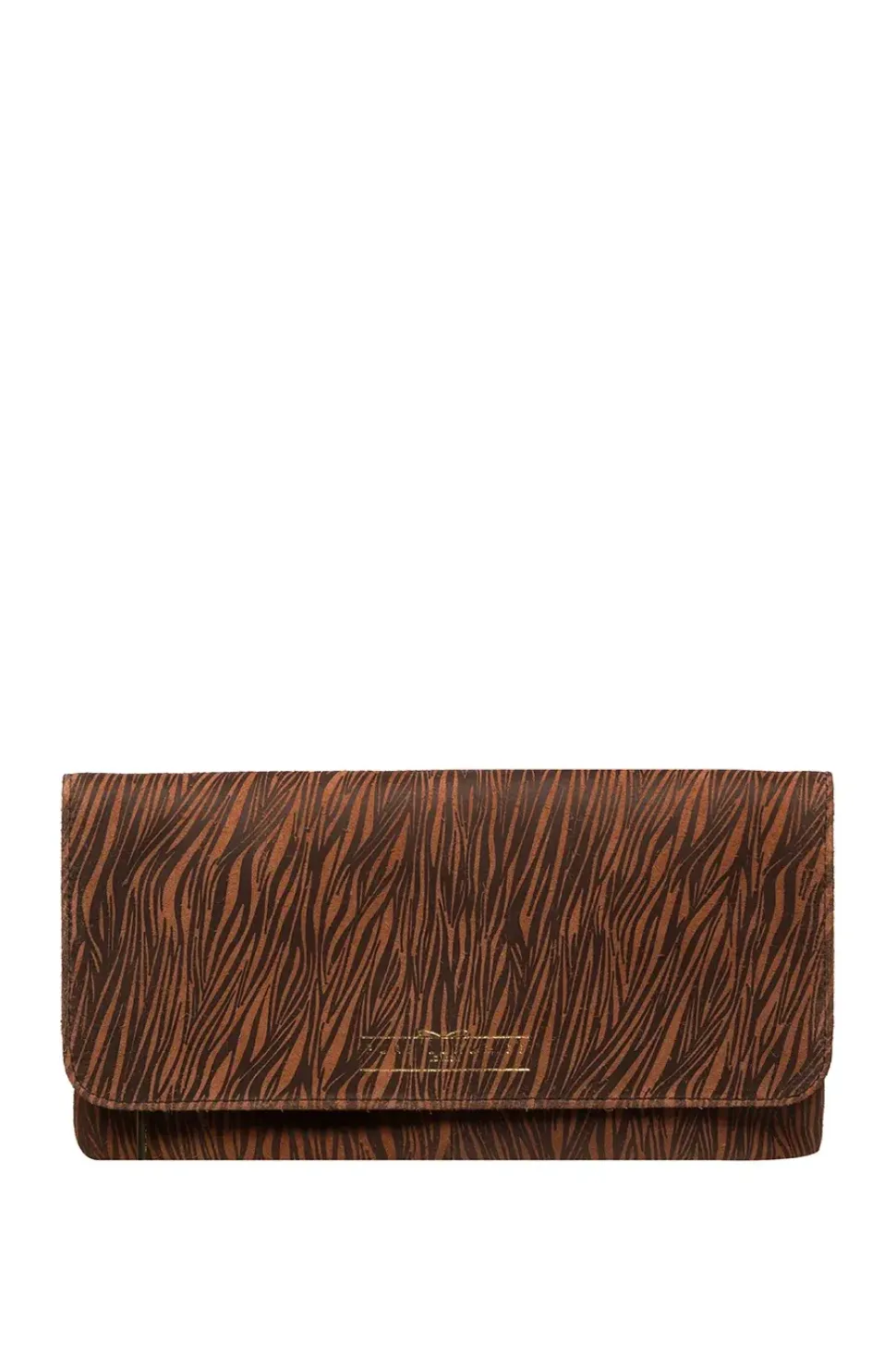 'Golders' Leather Clutch Bag