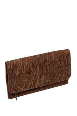 'Golders' Leather Clutch Bag