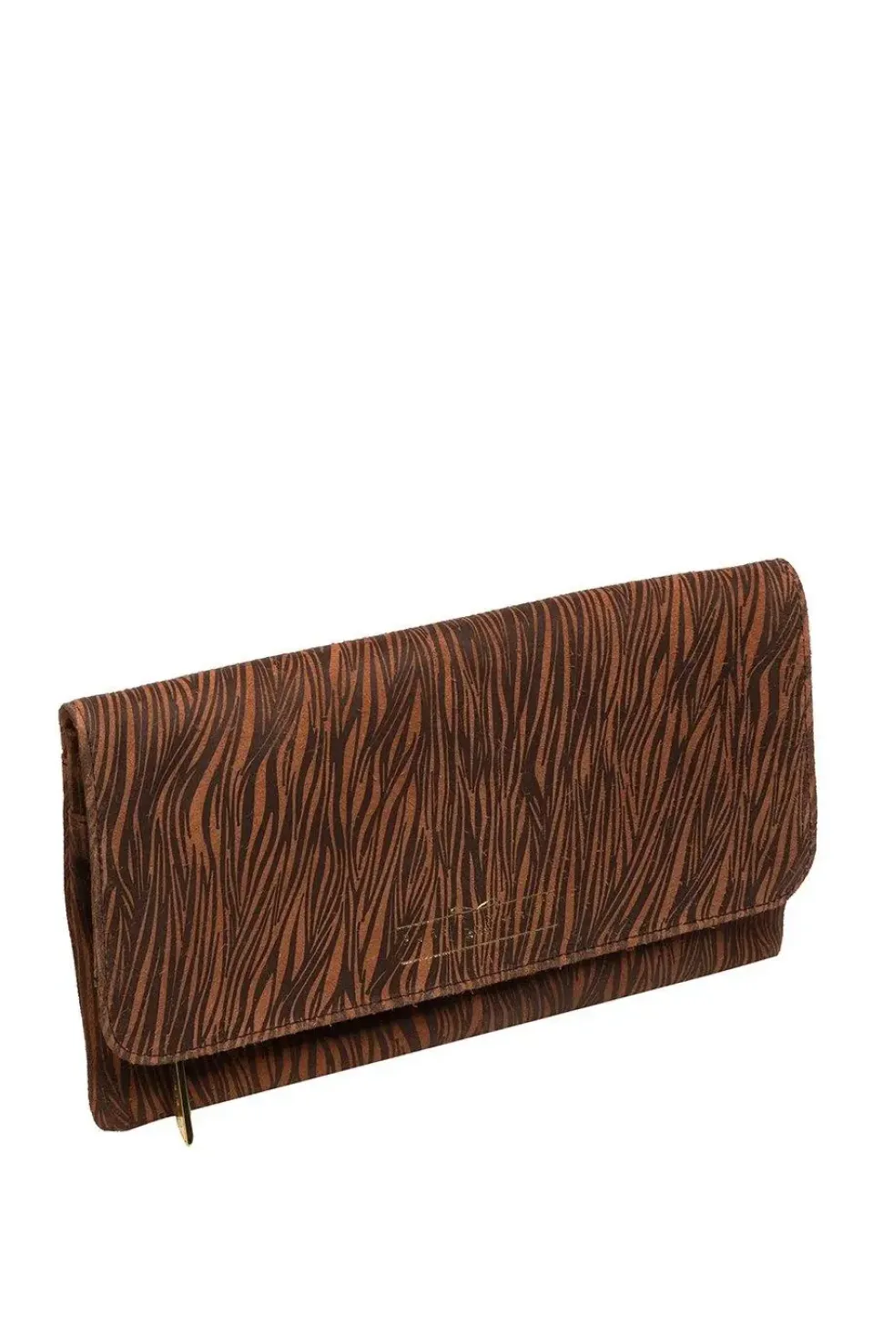 'Golders' Leather Clutch Bag