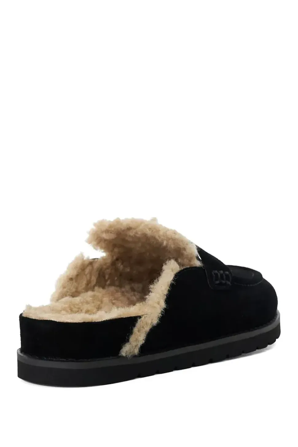 'Goldy' Suede Mules