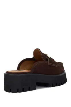 'Gridlock' Suede Mules