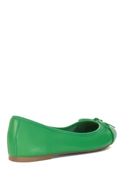 'Hallo' Leather Ballet Pumps