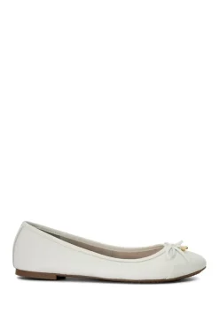 'Hallo' Leather Ballet Pumps
