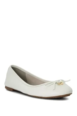 'Hallo' Leather Ballet Pumps