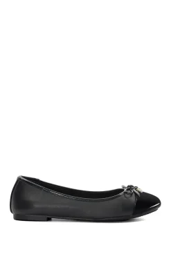 'Hallo' Leather Ballet Pumps