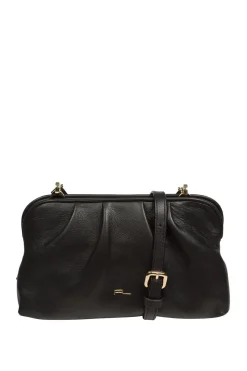 'Halsey' Nappa Leather Cross Body Clutch Bag