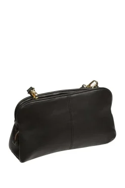'Halsey' Nappa Leather Cross Body Clutch Bag