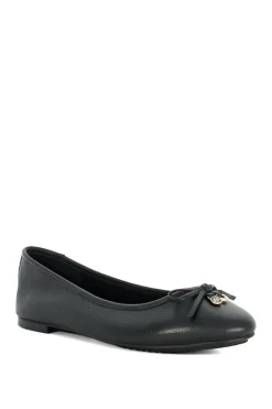 'Harpington' Leather Ballet Pumps