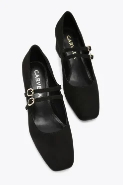 'Harp' Fabric Heels