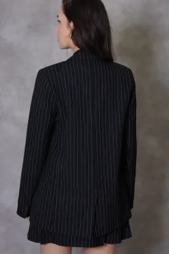 'Hart' Classic Pinstripe Lined Blazer