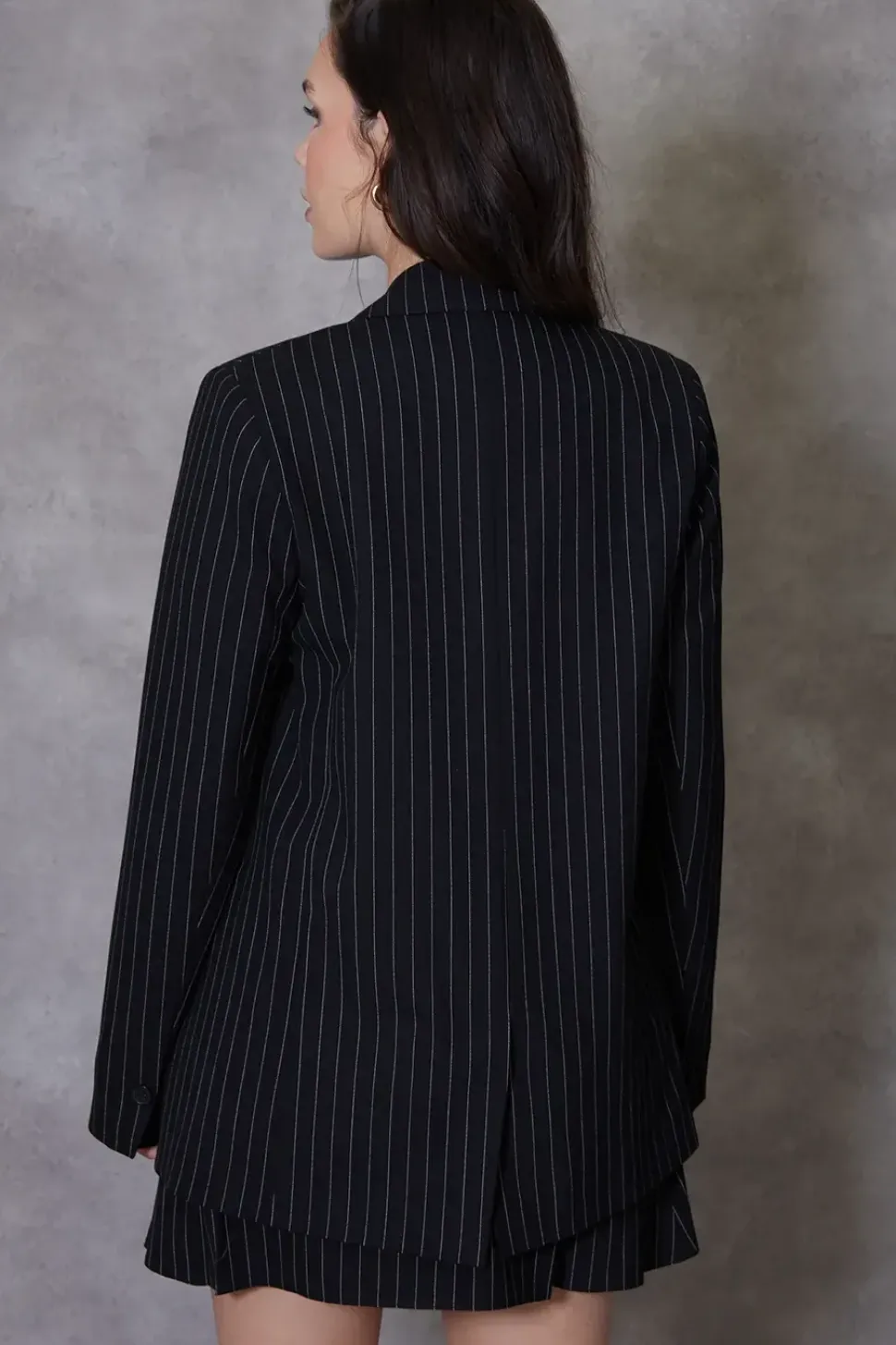 'Hart' Classic Pinstripe Lined Blazer