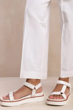 'Hawaii' Multi Strap Sandal With Stud Detail