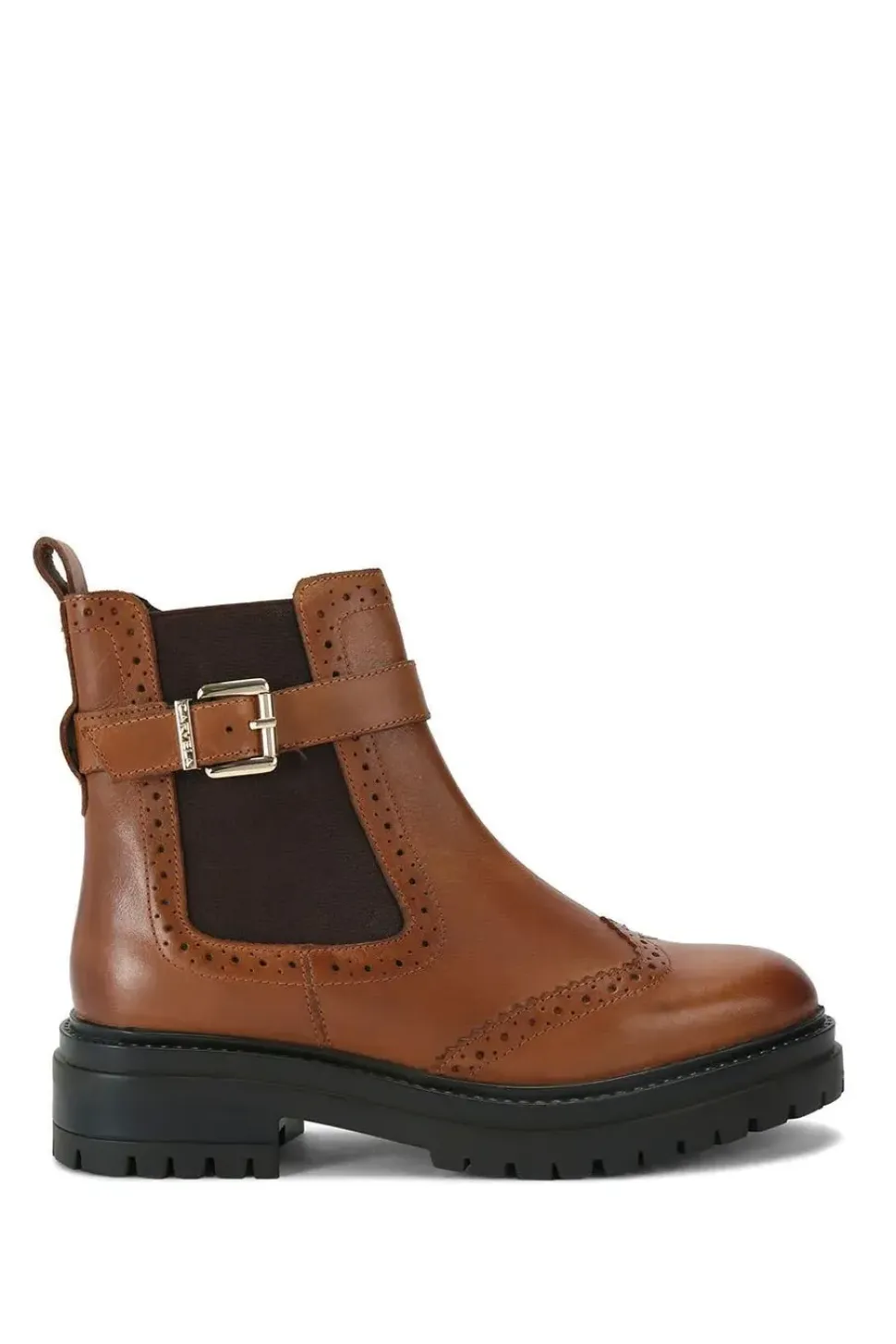 'Headline Brogue' Leather Boots