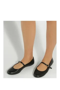 'Heida' Leather Ballet Pumps