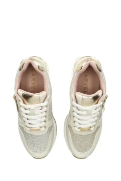 'High Rise' Fabric Trainers