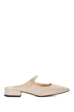'Hints' Leather Mules