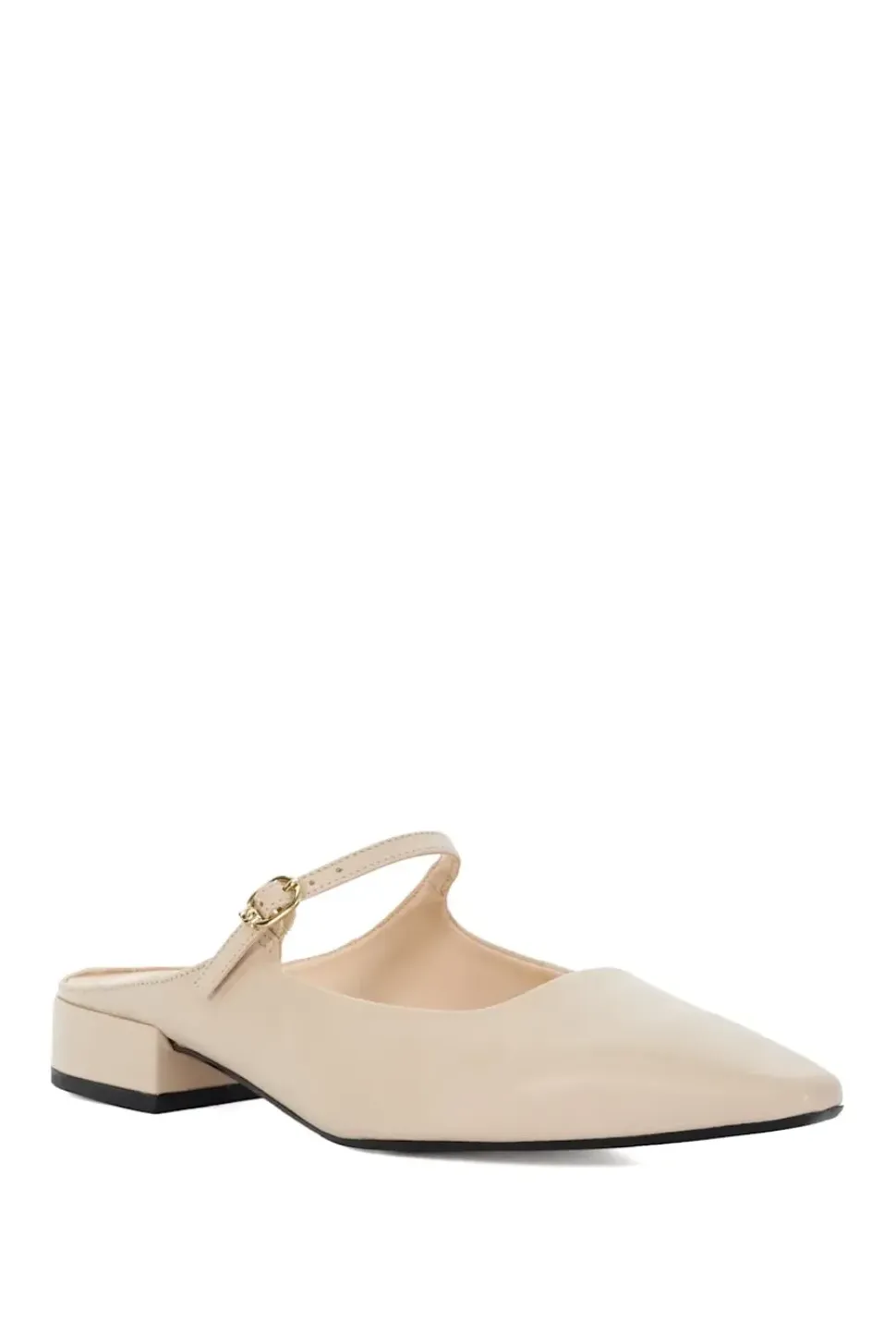 'Hints' Leather Mules